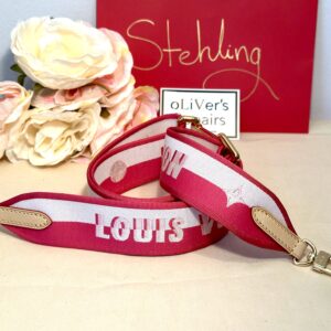 LOUIS VUITTON Bandouliere Gurt pink, ungetragen