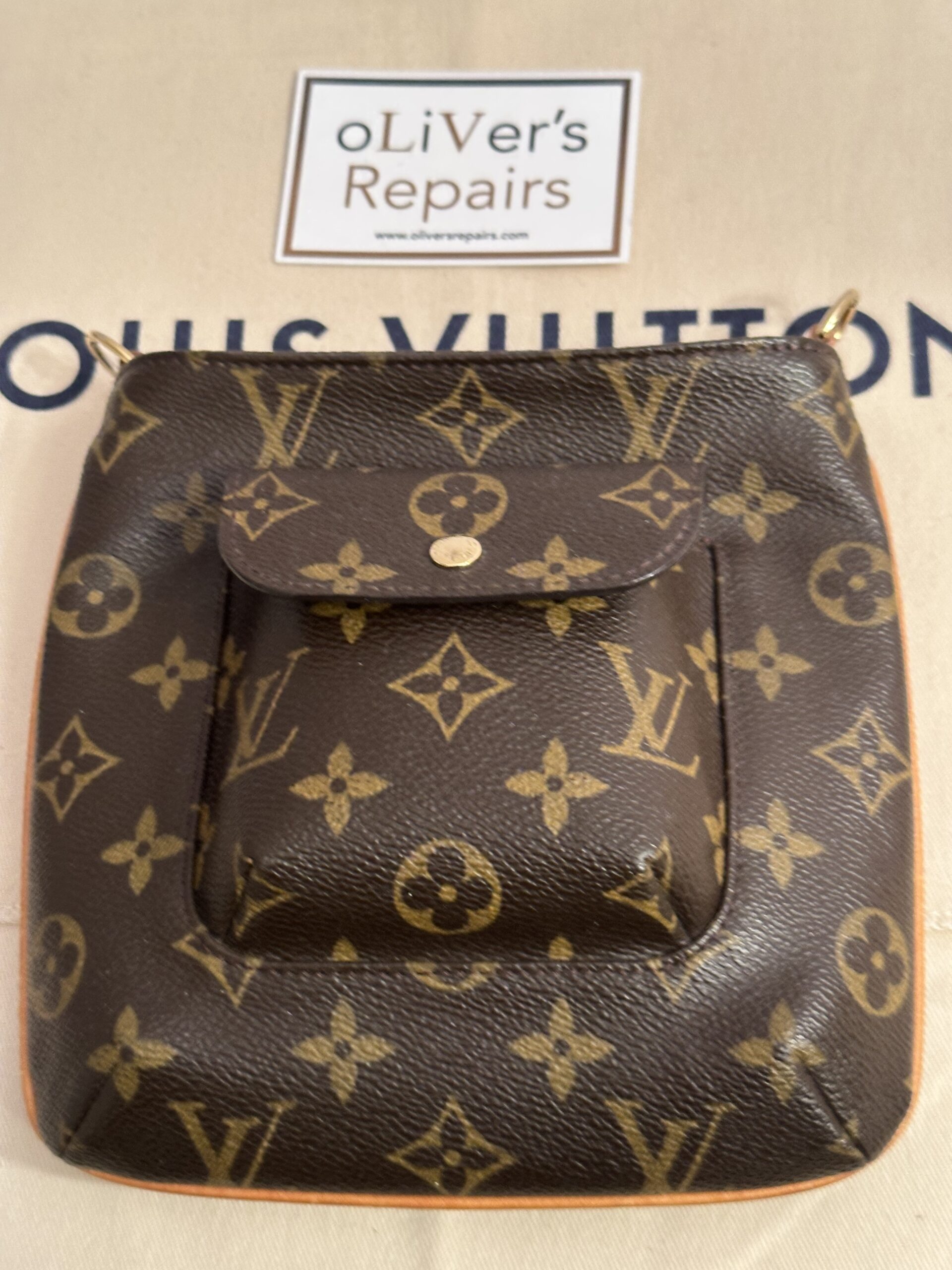 LOUIS VUITTON Partition M51901 MI0053 mit D-Ringen plus originalem VVN-Riemen – Bild 11