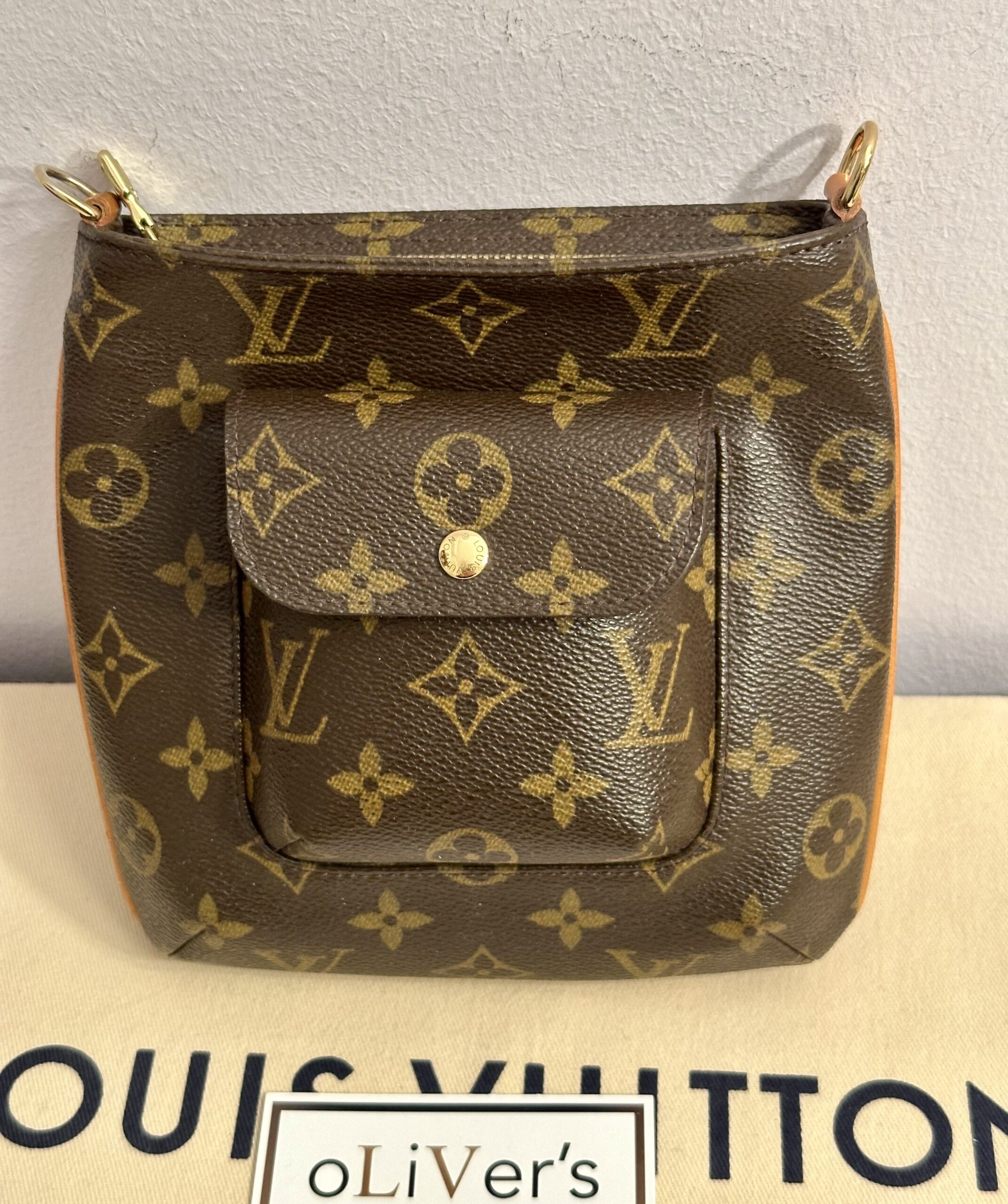LOUIS VUITTON Partition M51901 MI0053 mit D-Ringen plus originalem VVN-Riemen – Bild 12