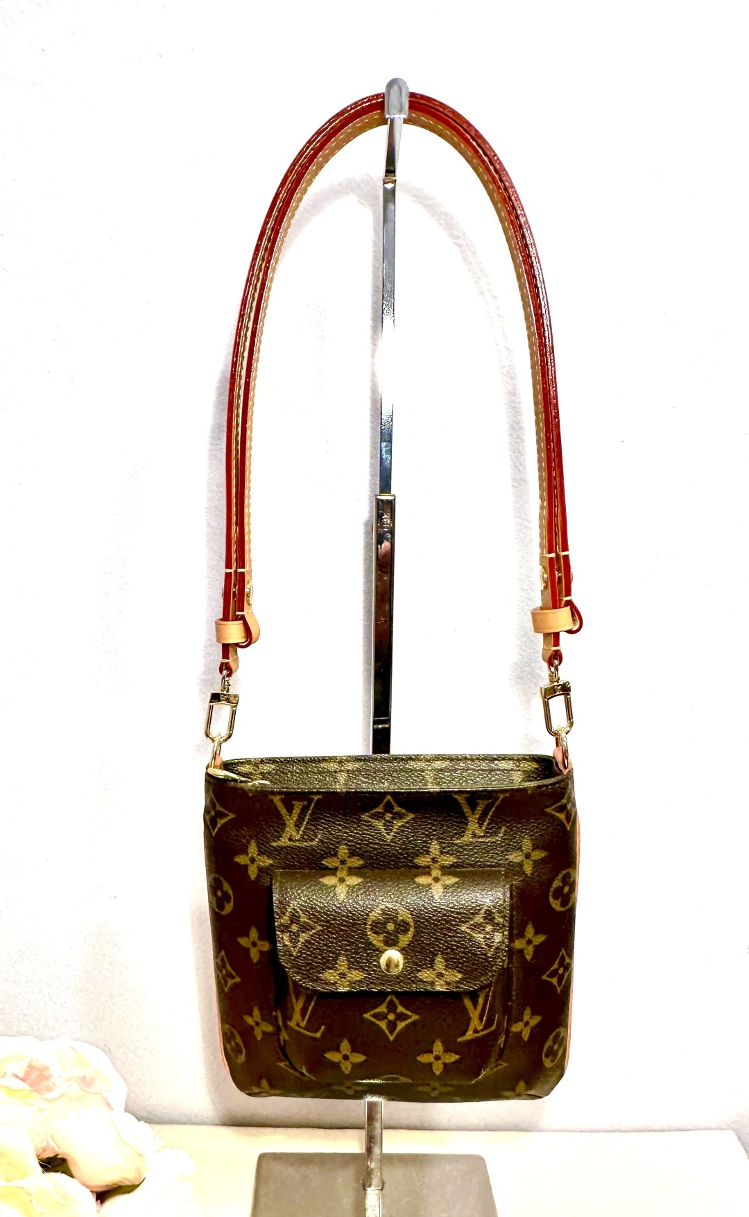 LOUIS VUITTON Partition M51901 MI0053 mit D-Ringen plus VVN-Riemen