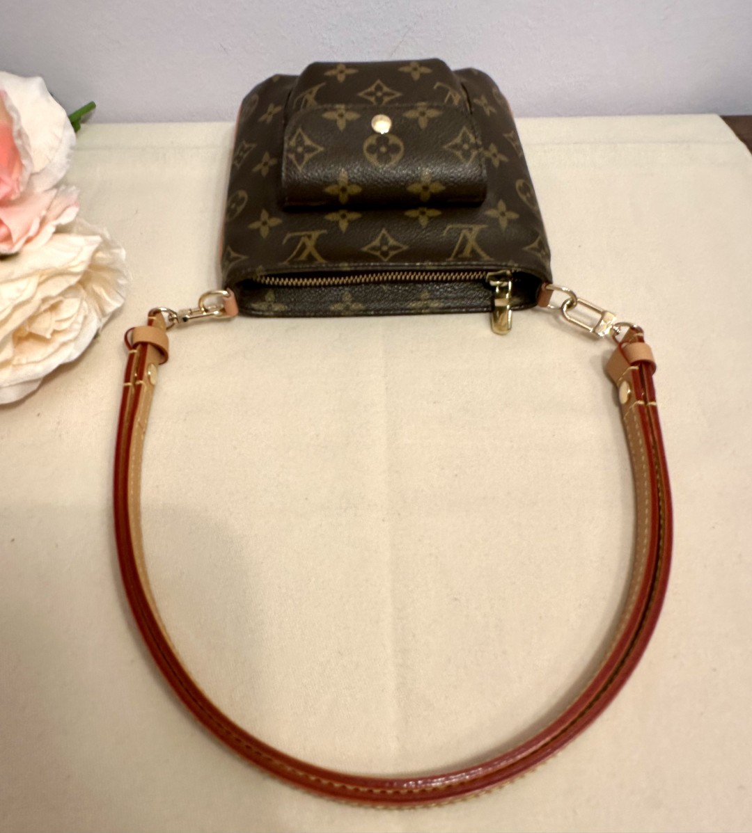 LOUIS VUITTON Partition M51901 MI0053 mit D-Ringen plus VVN-Riemen – Bild 3