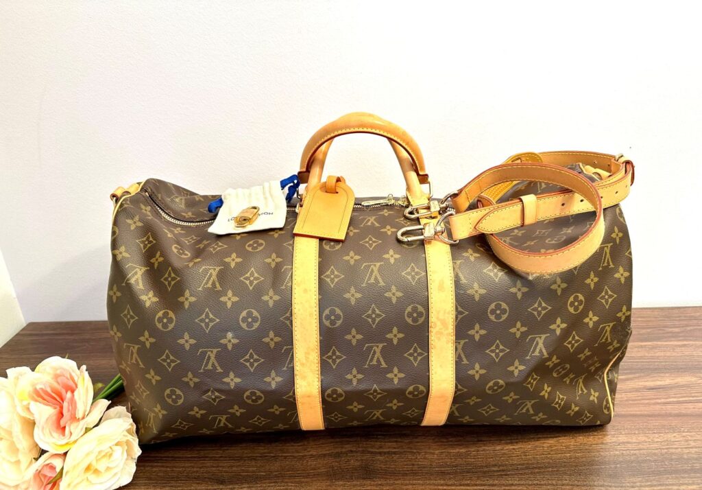 LOUIS VUITTON Keepall 55 monogram Bandouliere M41416 Datacode MB0045