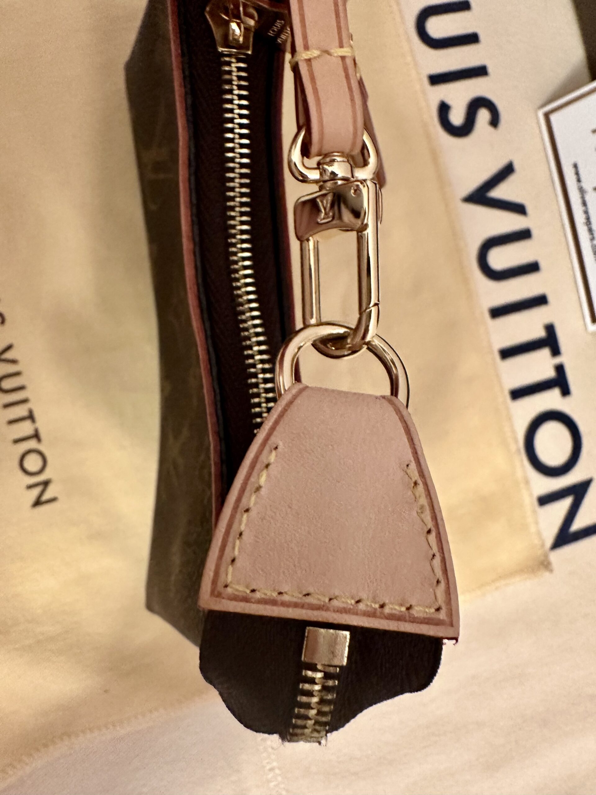 LOUIS VUITTON Mini Pochette Delightful M40309, Datacode SA1191 – Bild 4