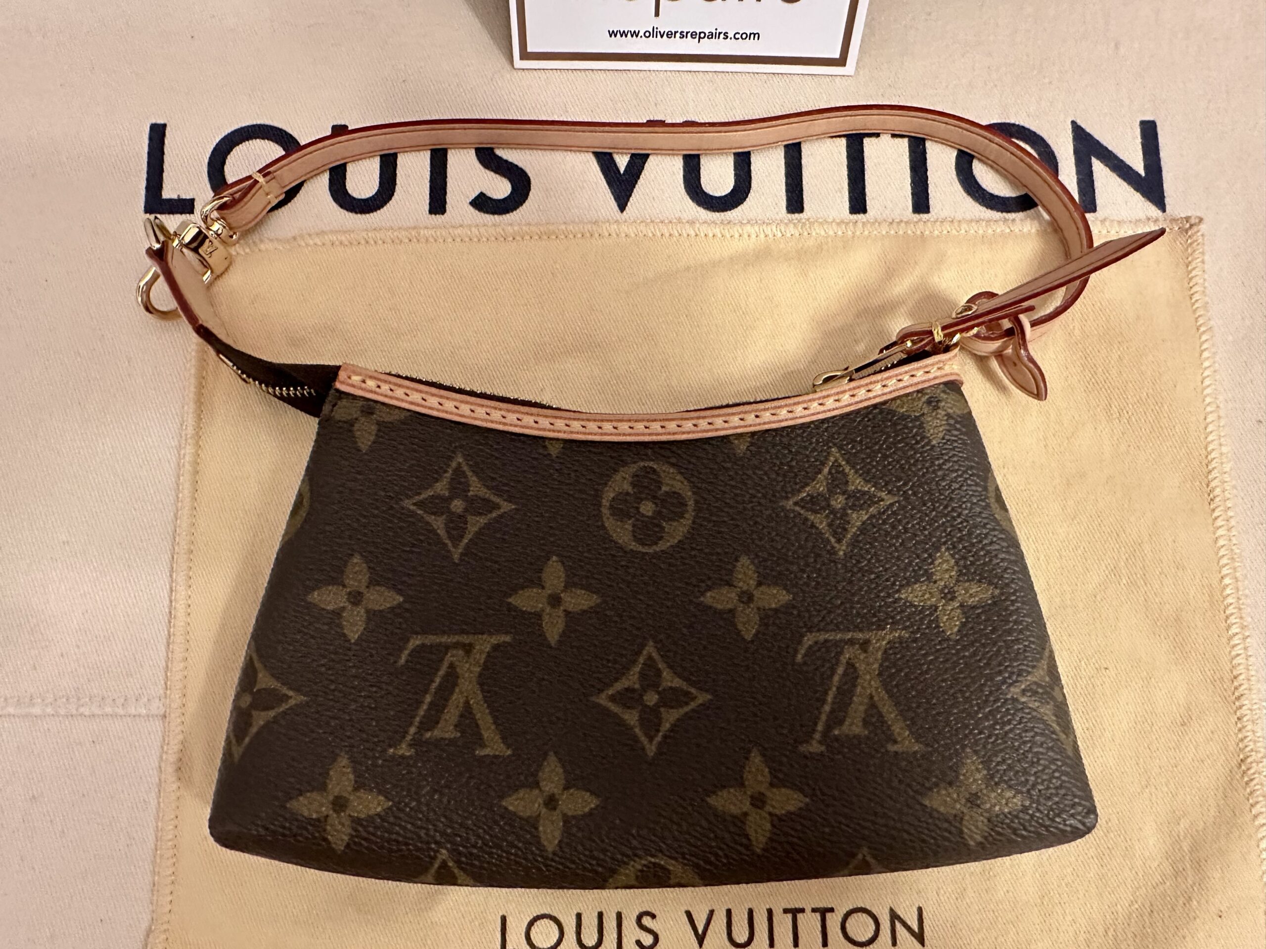 LOUIS VUITTON Mini Pochette Delightful M40309, Datacode SA1191 – Bild 5