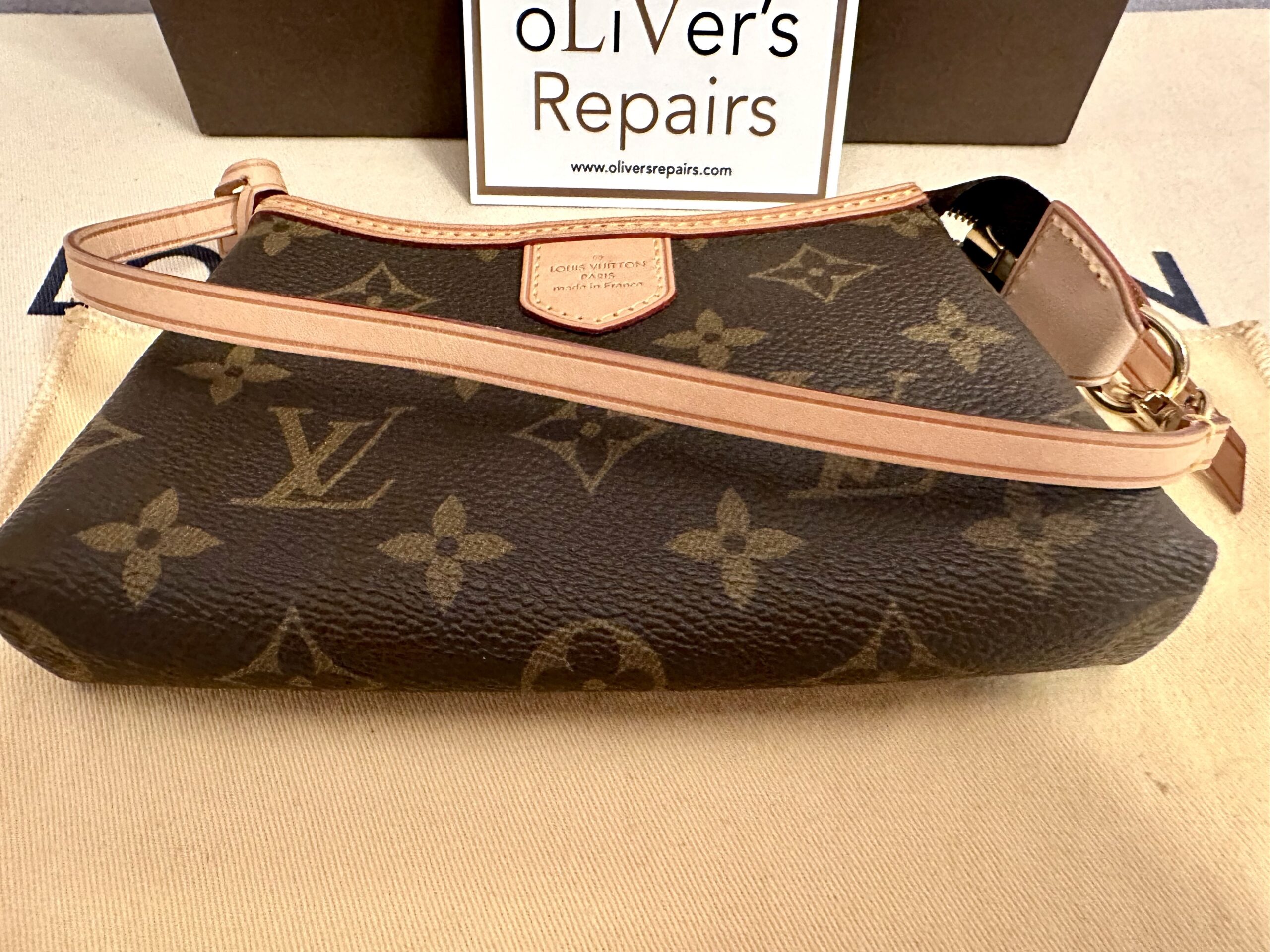 LOUIS VUITTON Mini Pochette Delightful M40309, Datacode SA1191 – Bild 9