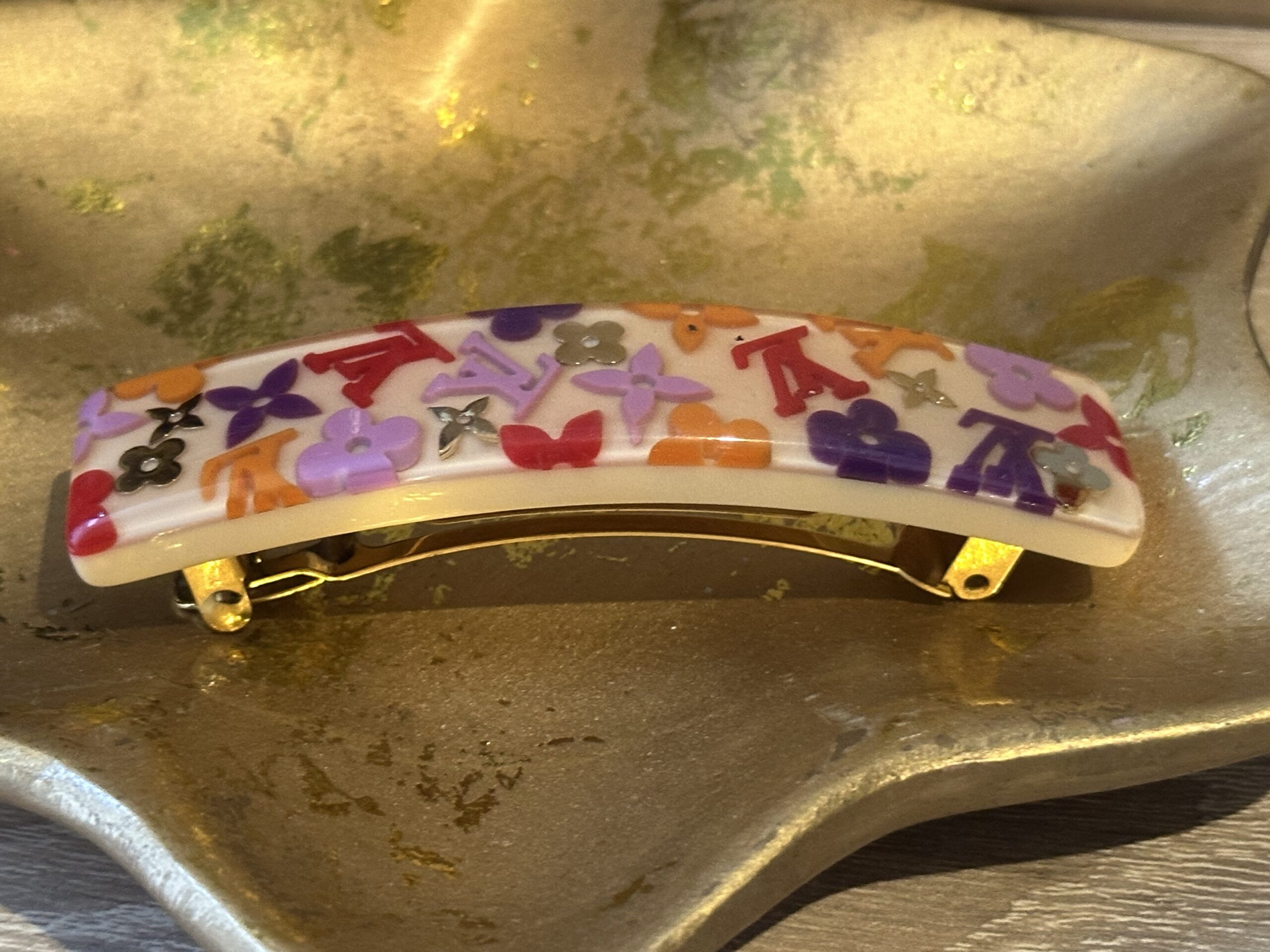 LOUIS VUITTON Haarspange Inclusion, Material Resin, Sonderedition – Bild 7