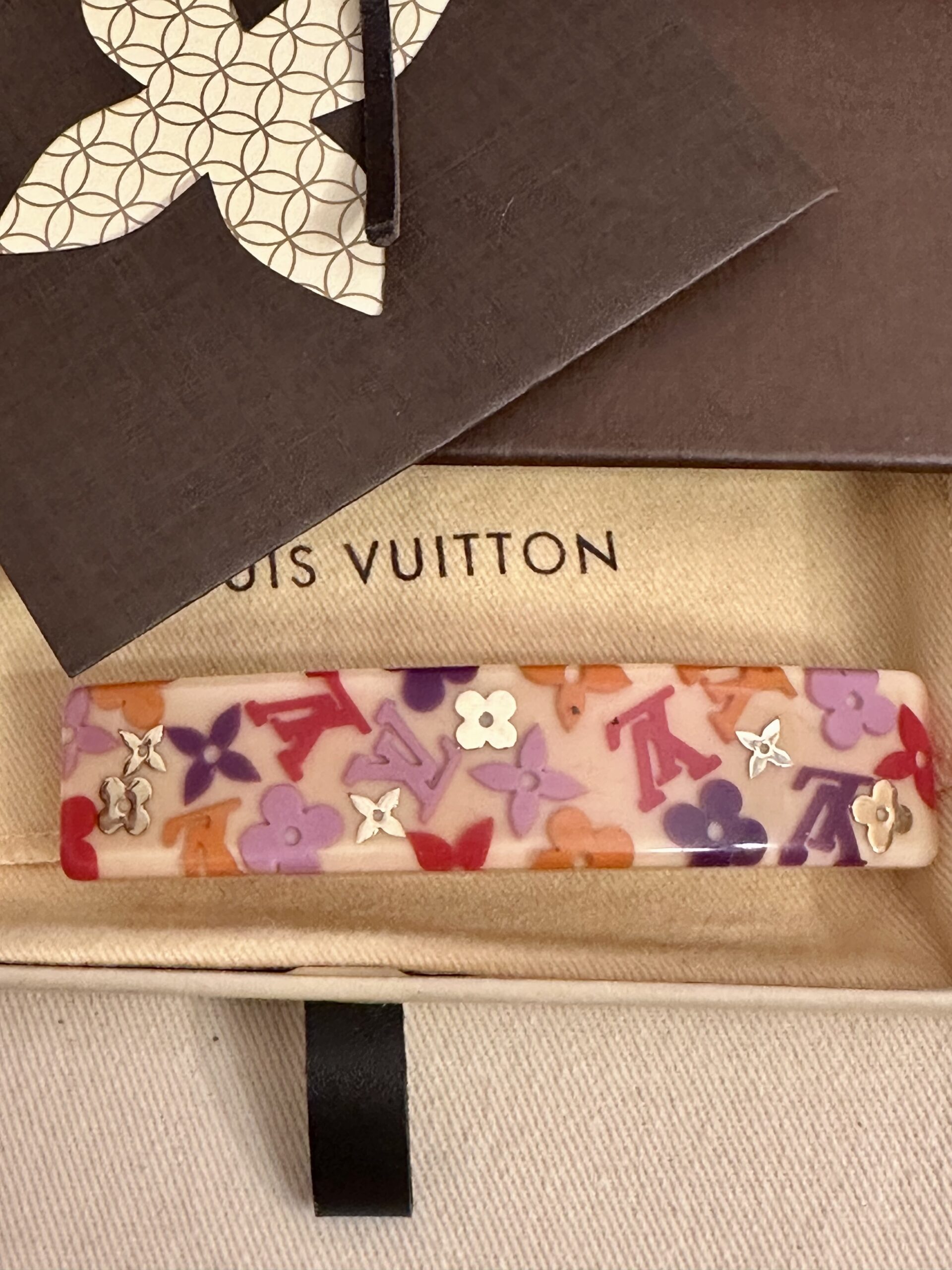 LOUIS VUITTON Haarspange Inclusion, Material Resin, Sonderedition – Bild 2