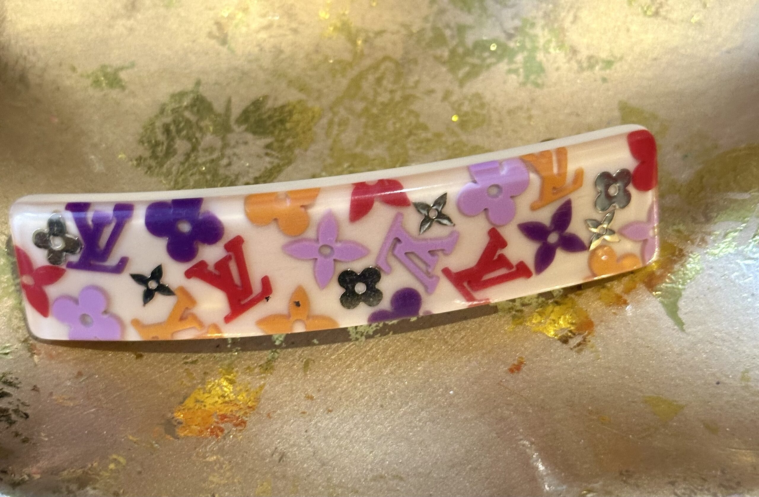 LOUIS VUITTON Haarspange Inclusion, Material Resin, Sonderedition – Bild 3