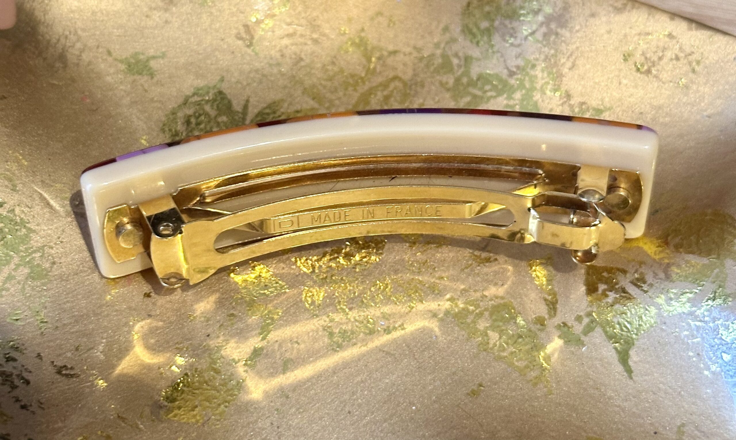 LOUIS VUITTON Haarspange Inclusion, Material Resin, Sonderedition – Bild 5