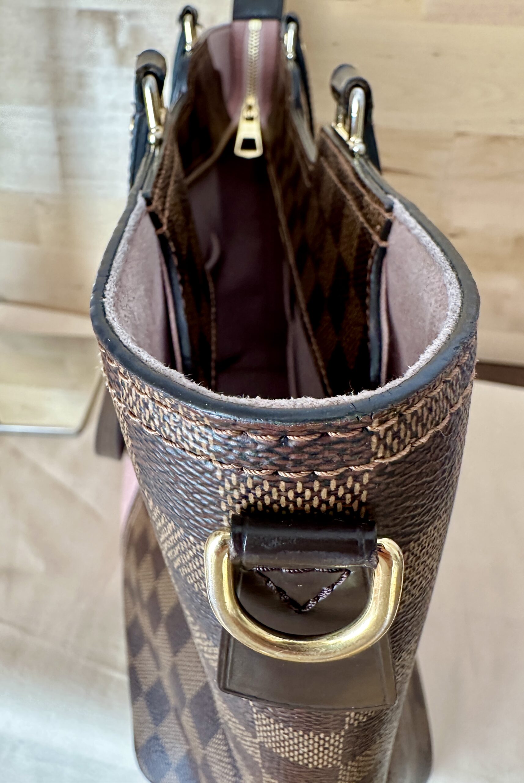 LOUIS VUITTON Jersey Magnolia, Damier, N44041, Datacode FL1109 und Chip – Bild 13