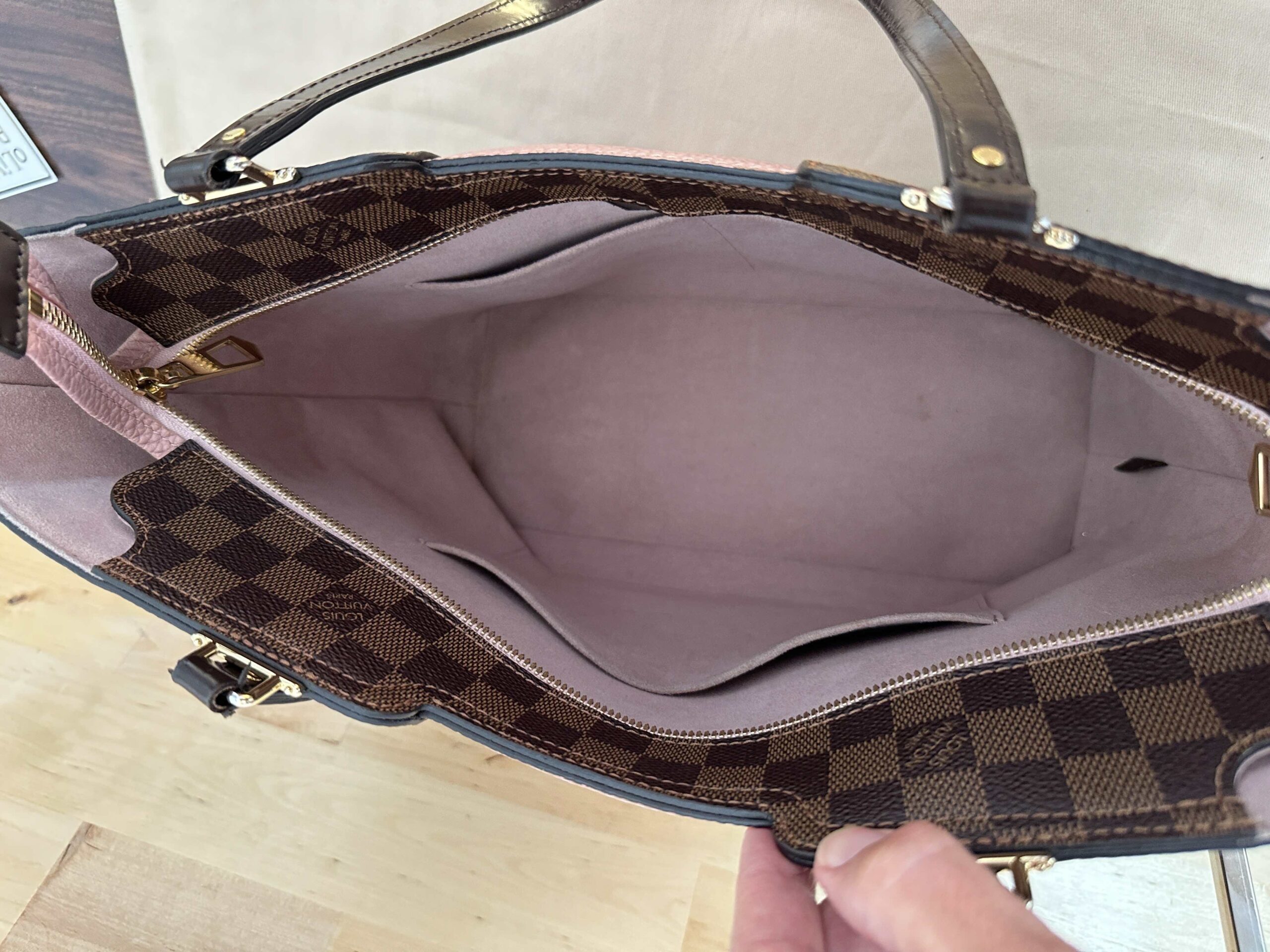 LOUIS VUITTON Jersey Magnolia, Damier, N44041, Datacode FL1109 und Chip – Bild 7