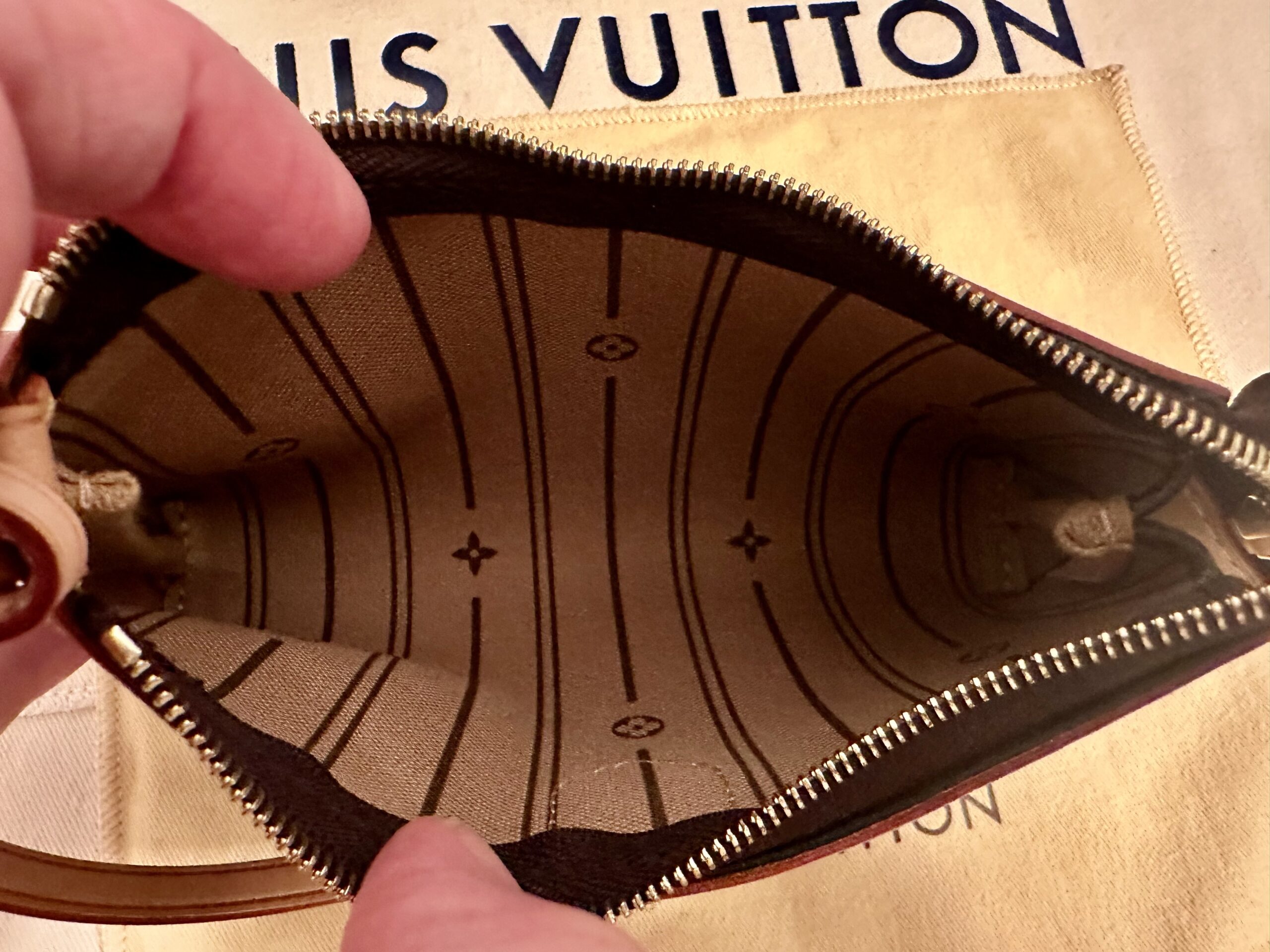 LOUIS VUITTON Mini Pochette Delightful M40309, Datacode SA1191 – Bild 8
