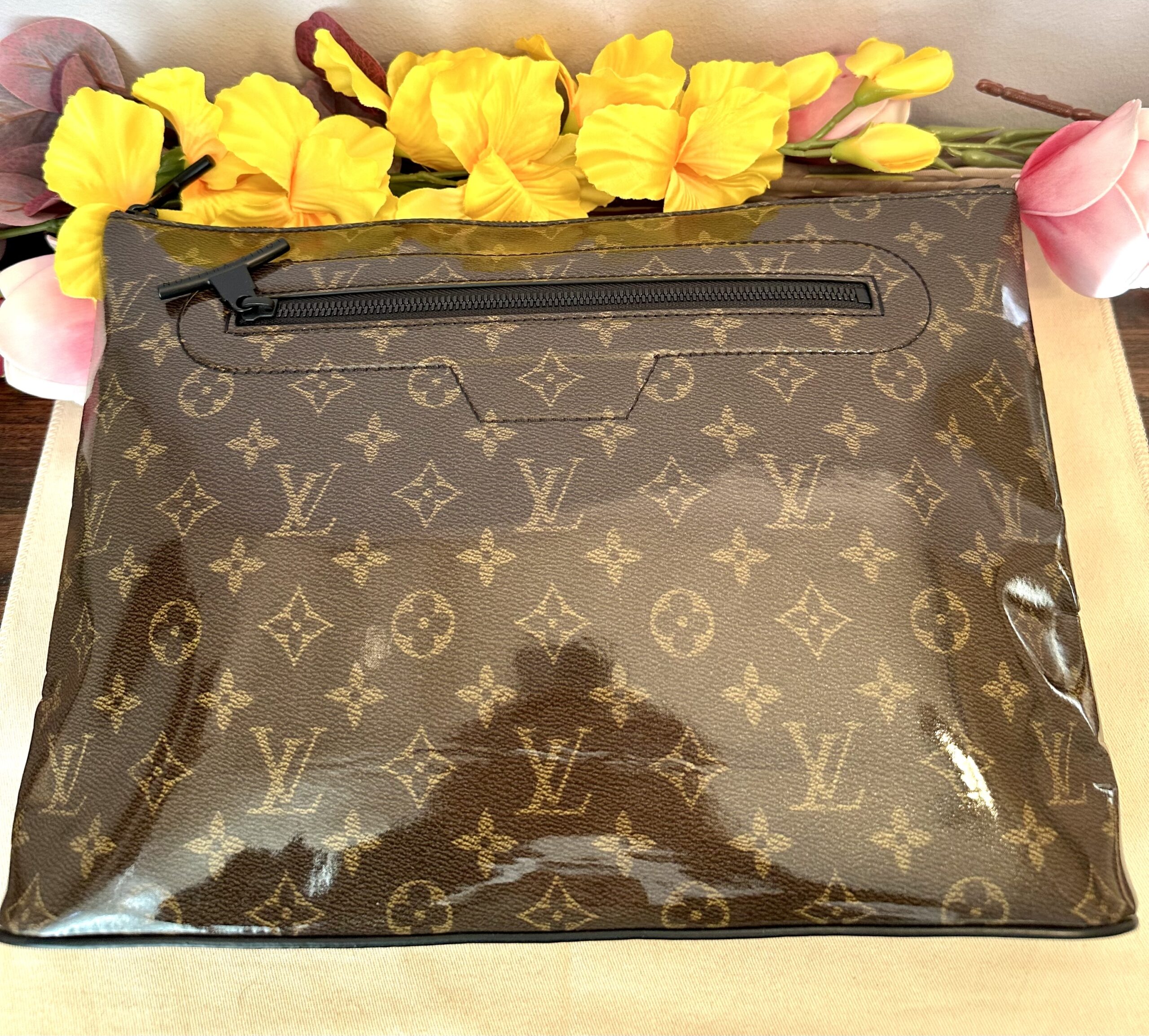 LOUIS VUITTON Pochette Cosmos GLAZE (Glasur) Sonderedition mit Sonderstempel innen – Bild 2