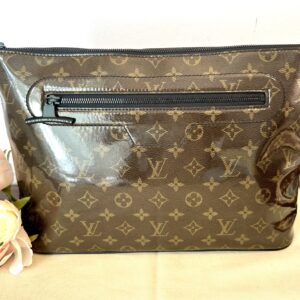LOUIS VUITTON Pochette Cosmos GLAZE (Glasur) Sonderedition mit Sonderstempel innen