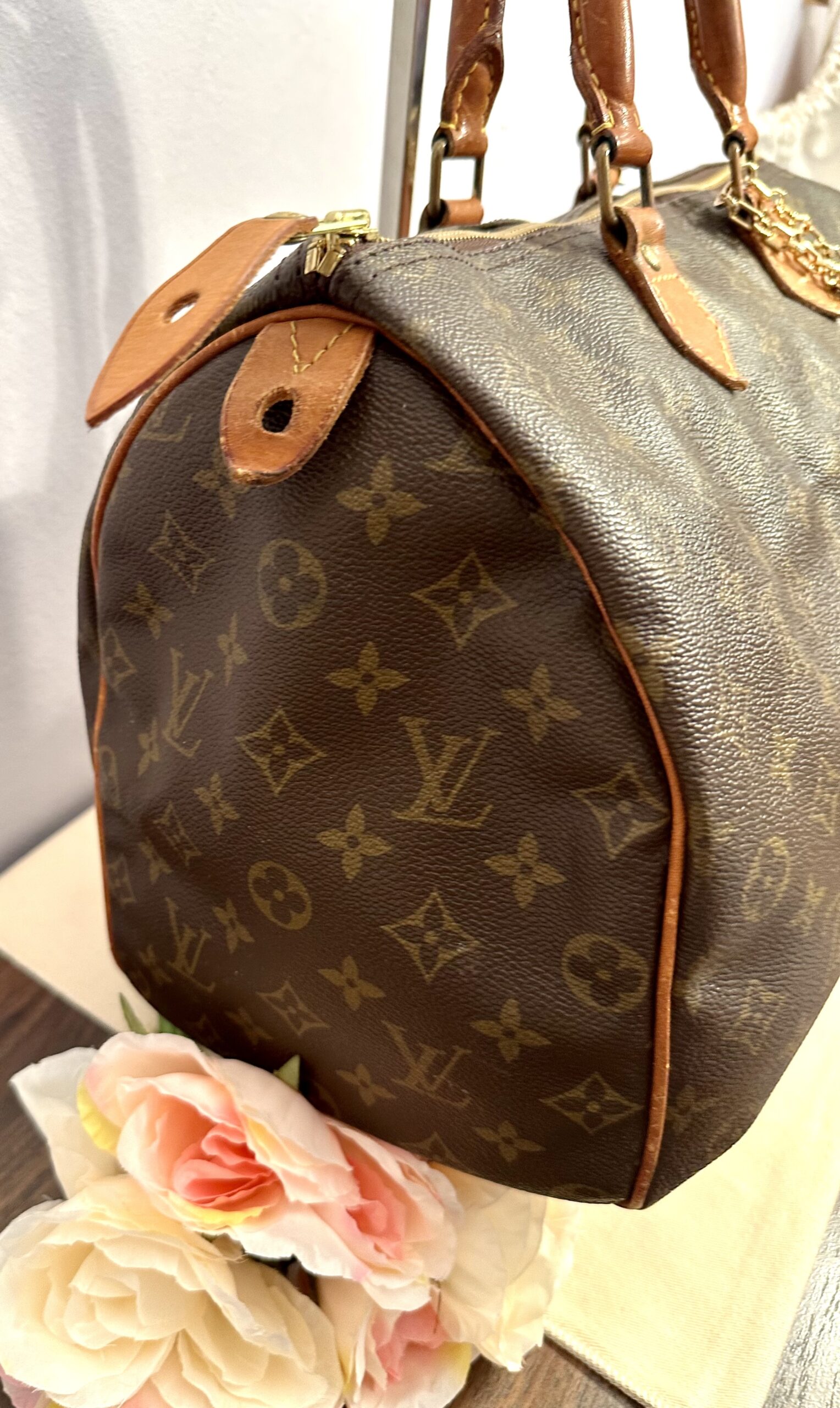 LOUIS VUITTON Speedy 35 monogram, M41524, Datacode 823 – Bild 17