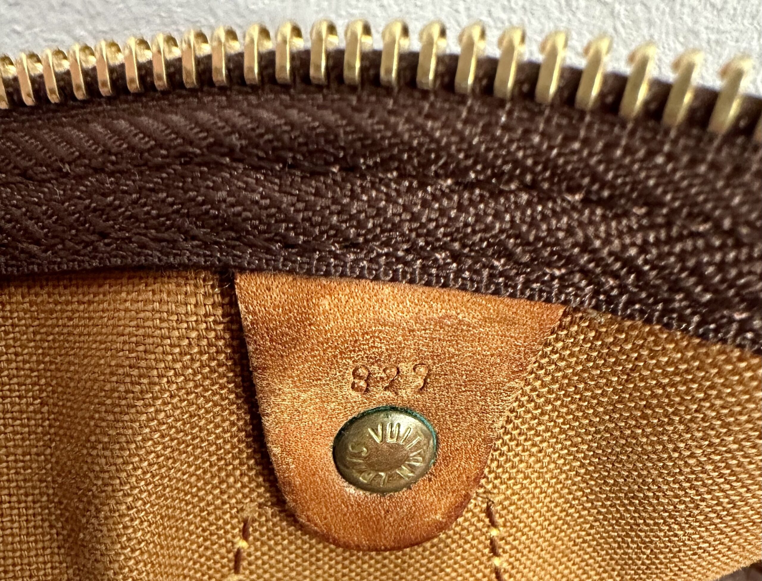 LOUIS VUITTON Speedy 35 monogram, M41524, Datacode 823 – Bild 26