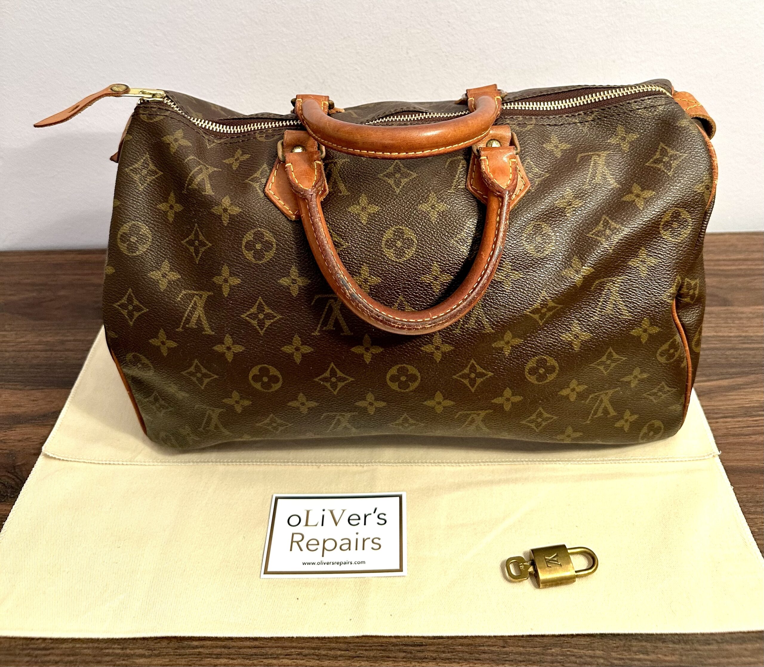 LOUIS VUITTON Speedy 35 monogram, M41524, Datacode 823 – Bild 5