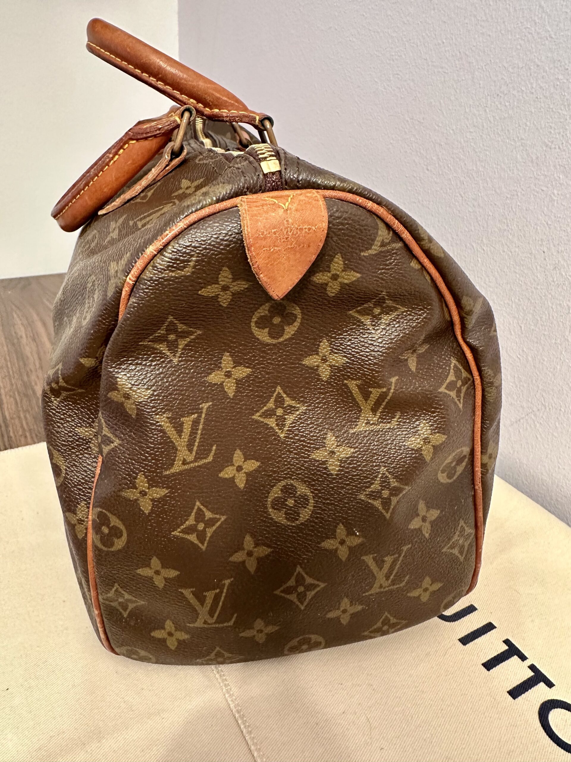 LOUIS VUITTON Speedy 35 monogram, M41524, Datacode 823 – Bild 7