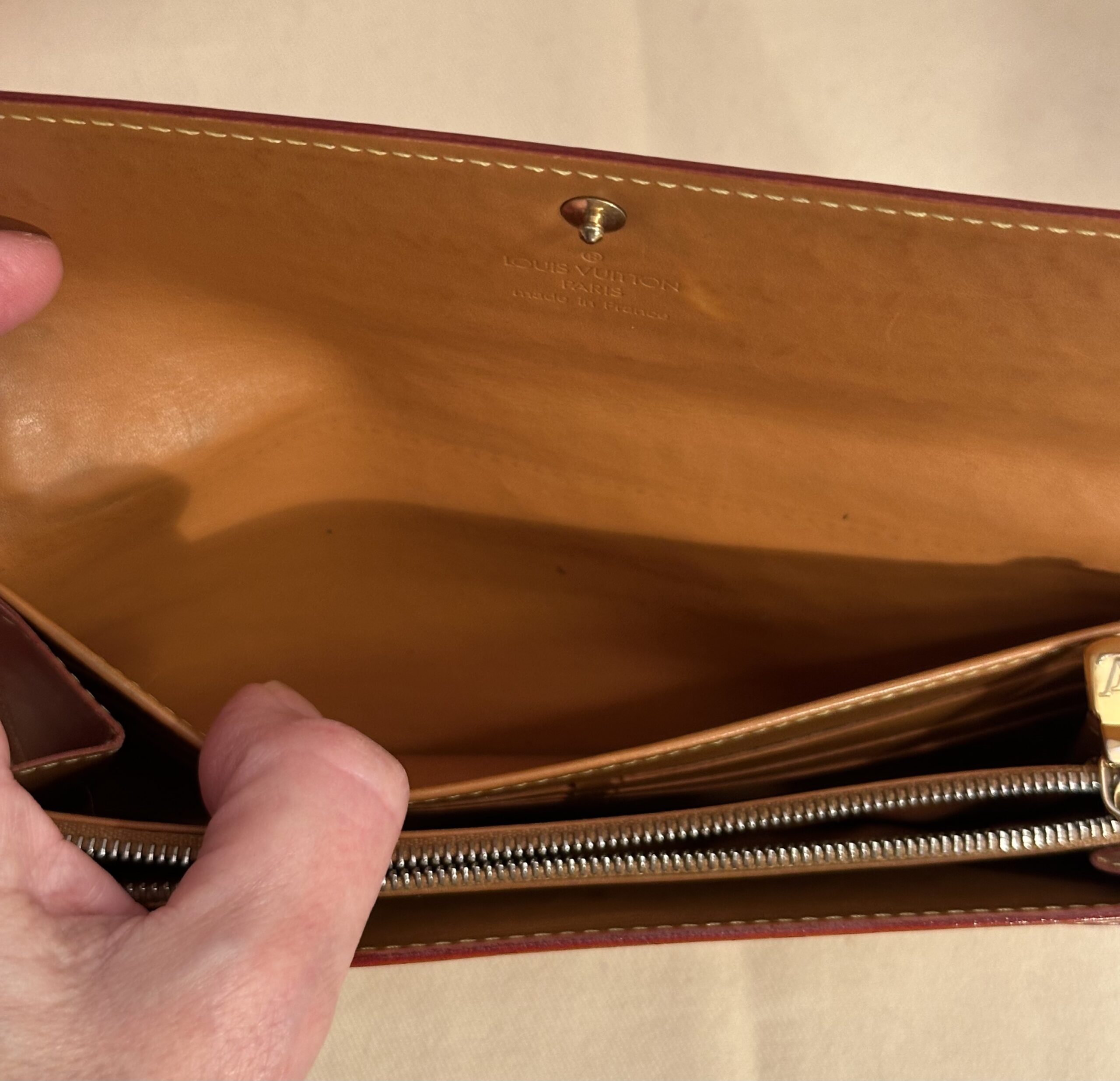 LOUIS VUITTON Wallet Sarah VVN-Leder , M85039, Datacode VI4131 RARITÄT – Bild 17