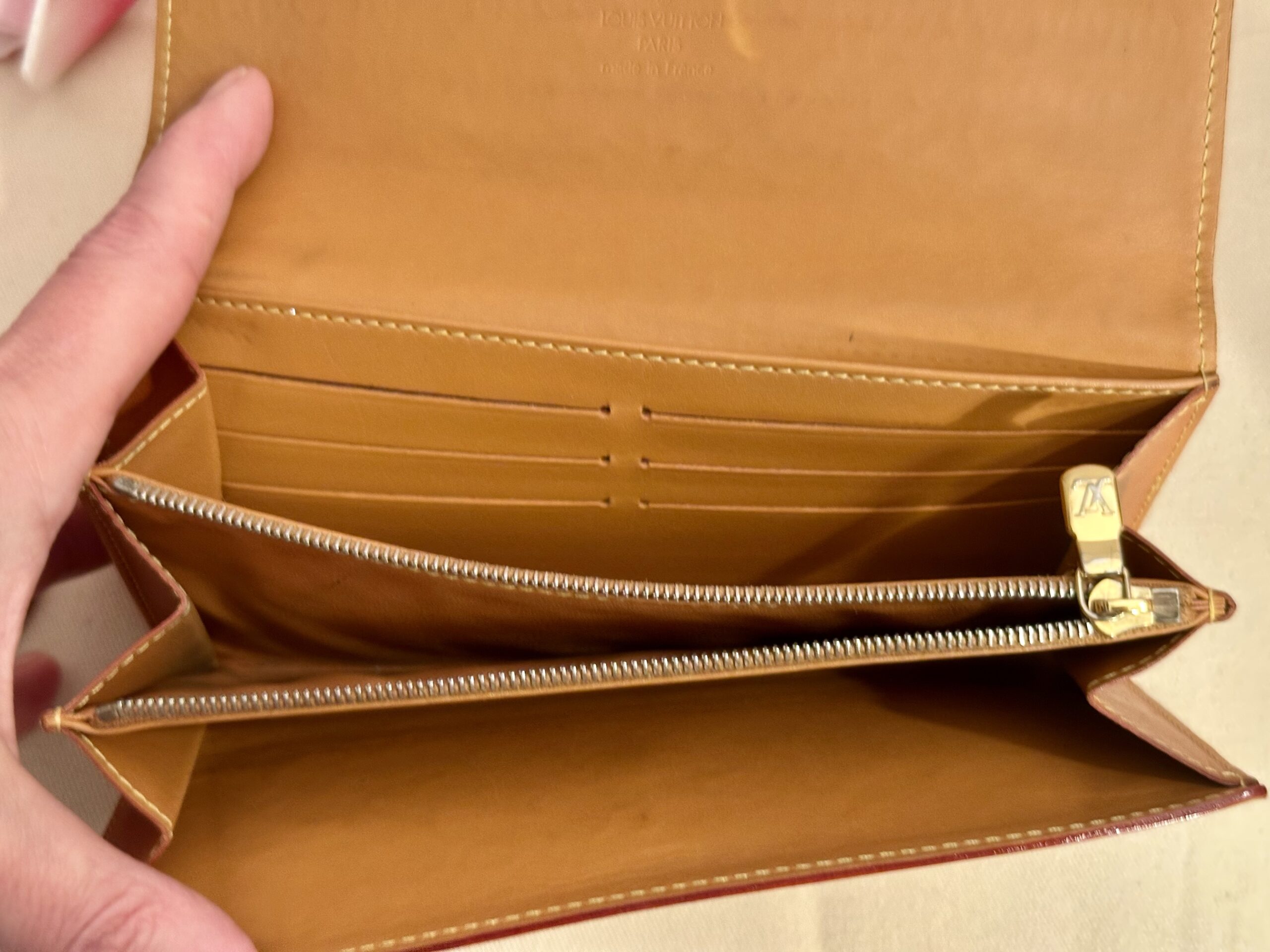 LOUIS VUITTON Wallet Sarah VVN-Leder , M85039, Datacode VI4131 RARITÄT – Bild 10