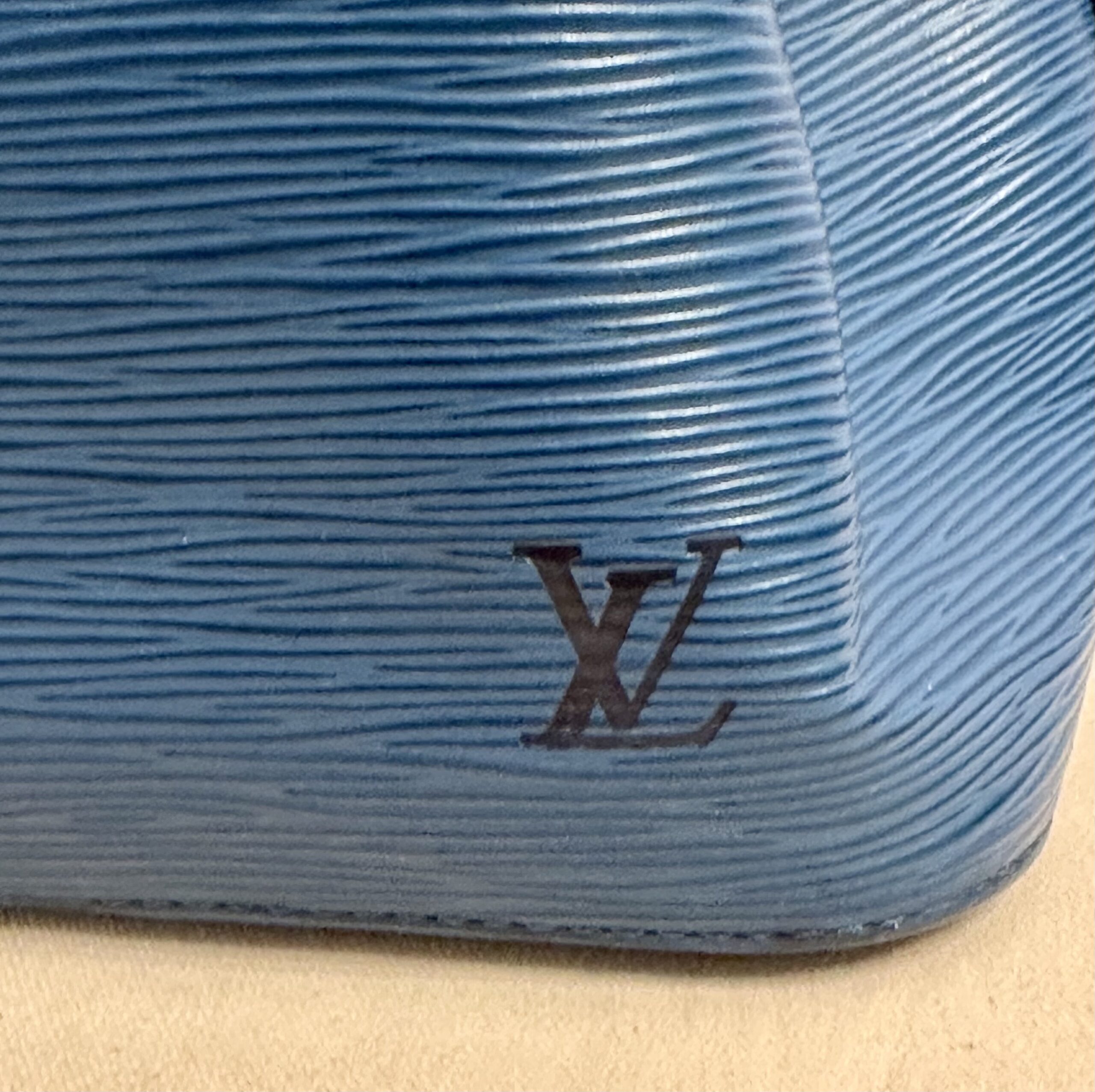 LOUIS VUITTON Noe Petit Epi, blue, M44105, AR0964 – Bild 10