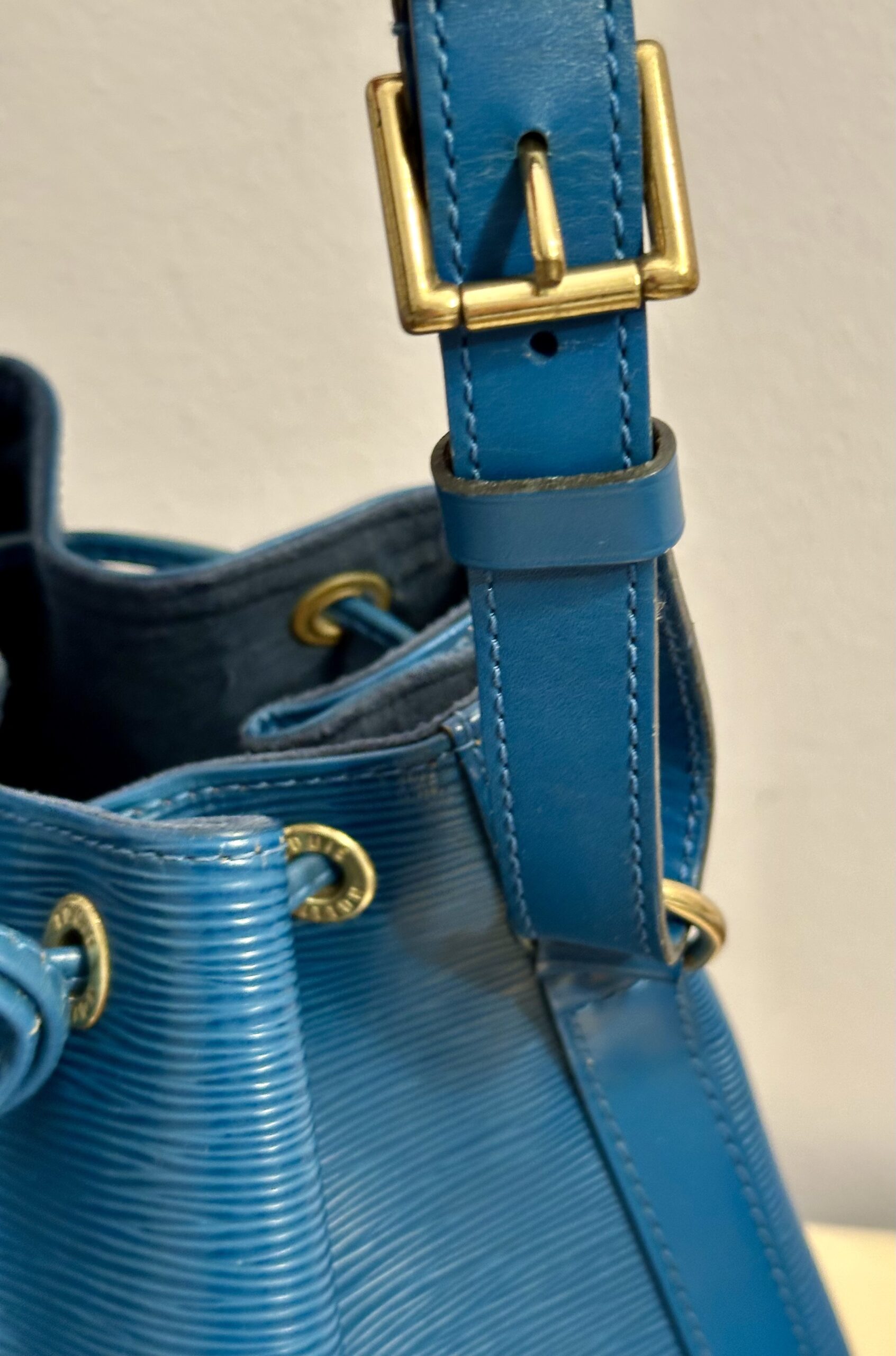 LOUIS VUITTON Noe Petit Epi, blue, M44105, AR0964 – Bild 7
