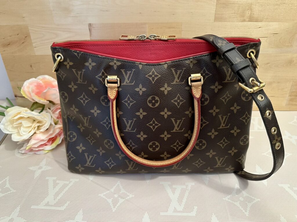 LOUIS VUITTON Pallas MM, M41175, SN2154 inkl. verstellbarem Riemen