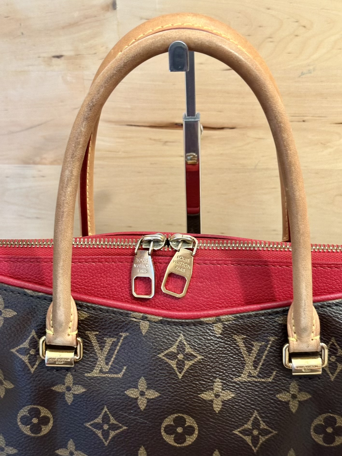 LOUIS VUITTON Pallas MM, M41175, SN2154 inkl. verstellbarem Riemen – Bild 4