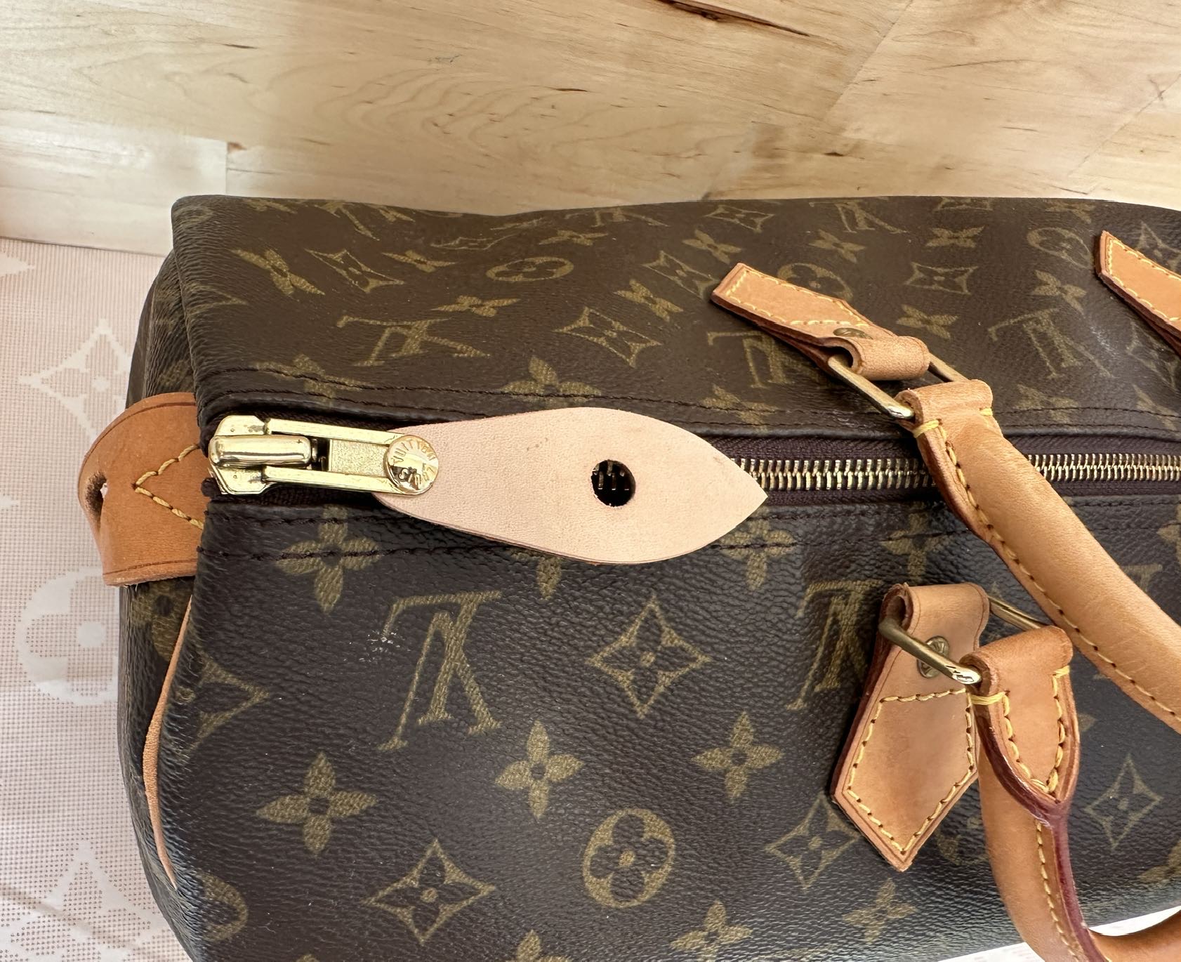 LOUIS VUITTON Speedy 40, M41522, SP1927, ausgezeichneter Zustand – Bild 5