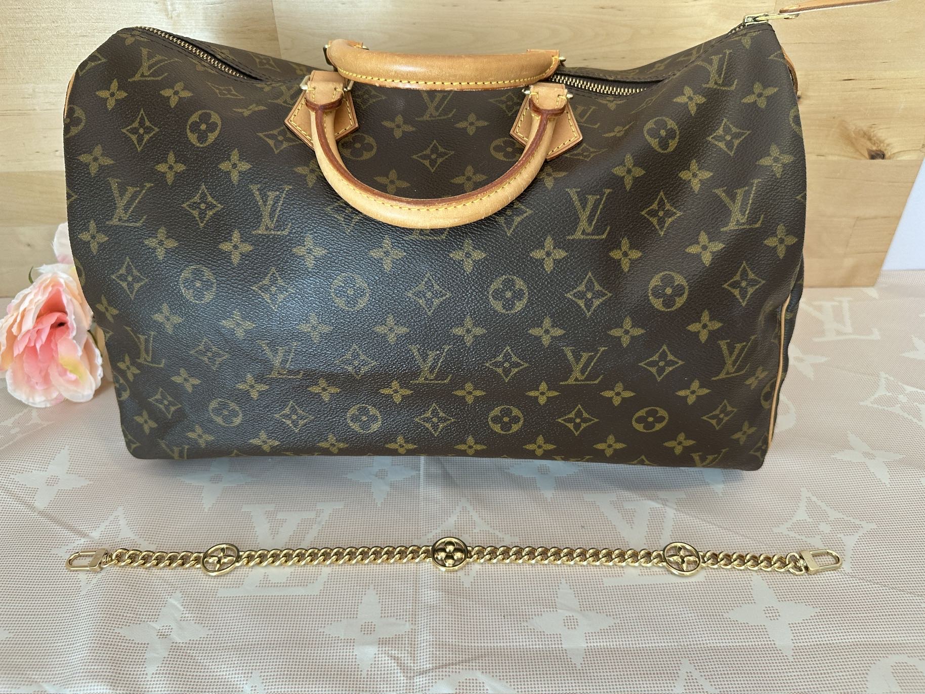 LOUIS VUITTON Speedy 40, M41522, SP1927, ausgezeichneter Zustand – Bild 4