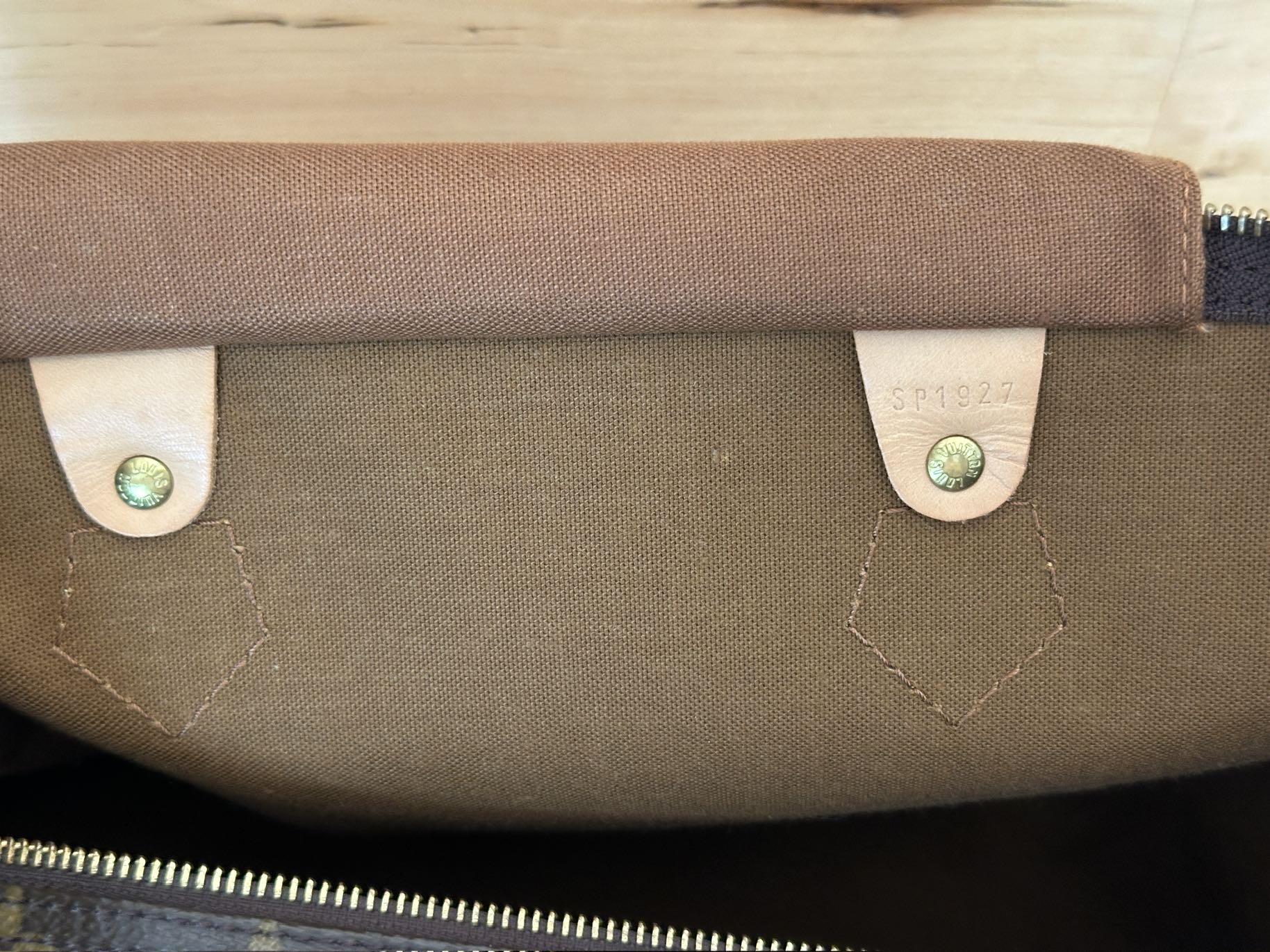 LOUIS VUITTON Speedy 40, M41522, SP1927, ausgezeichneter Zustand – Bild 8