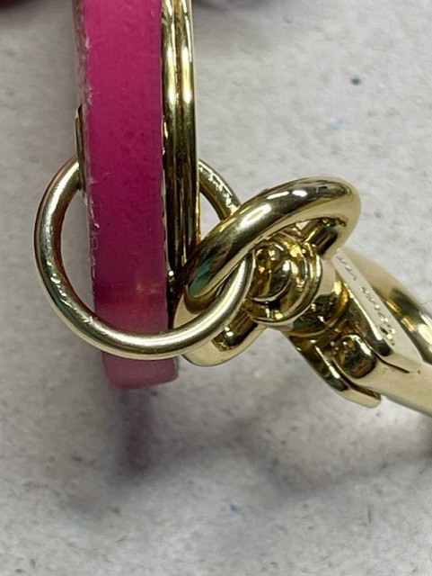 LOUIS VUITTON Bagcharm, M61028,Porte-Clés Illustré Posies, Flower Trunk – Bild 10