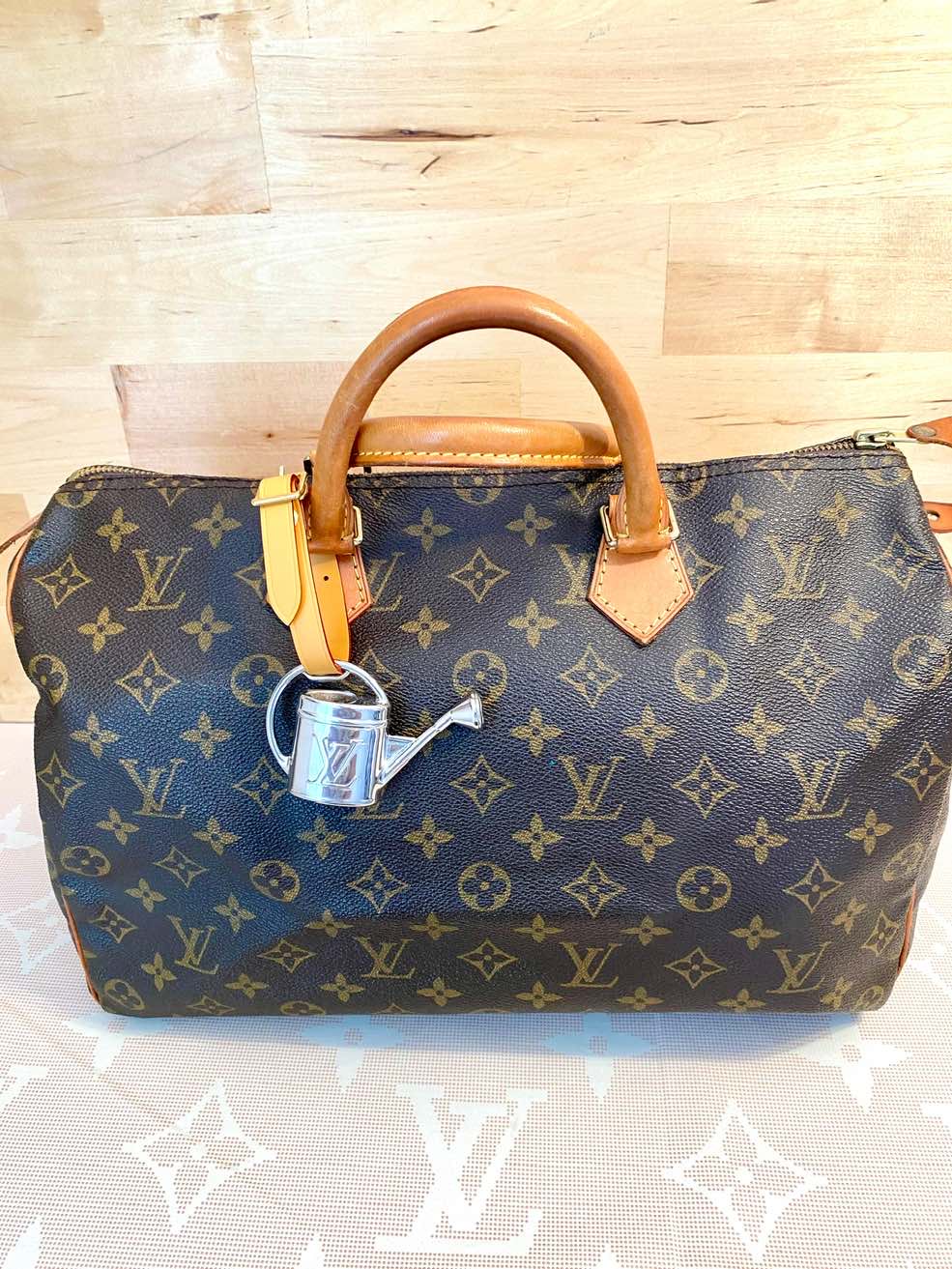 LOUIS VUITTON Bagcharm, Taschenanhänger, Gießkanne, Rarität – Bild 4