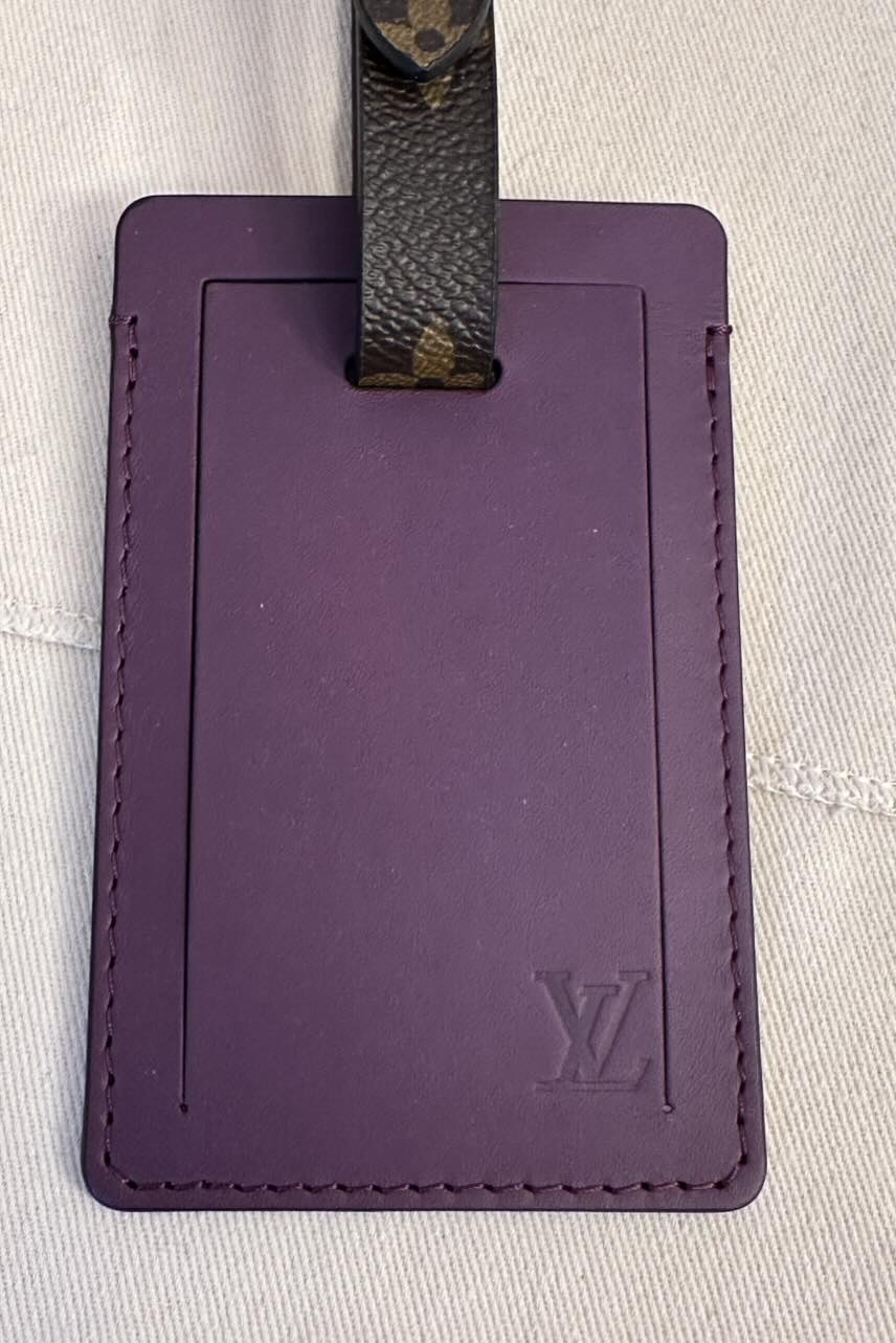 LOUIS VUITTON VIP Kofferanhänger, Tag monogram, lila – Bild 5