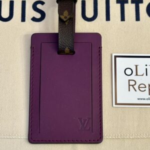 LOUIS VUITTON VIP Kofferanhänger, Tag monogram, lila