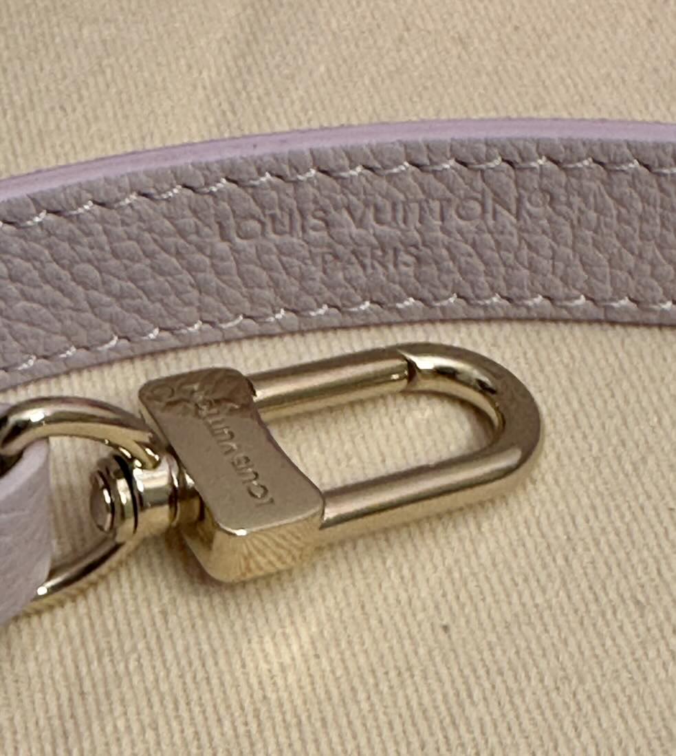 LOUIS VUITTON Taschenriemen / Taschengurt Monogram Lila Inside Out – Bild 4